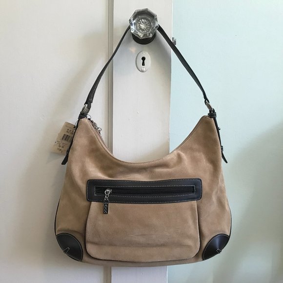 Maxx NY | Tan Suede Purse - Picture 1 of 8
